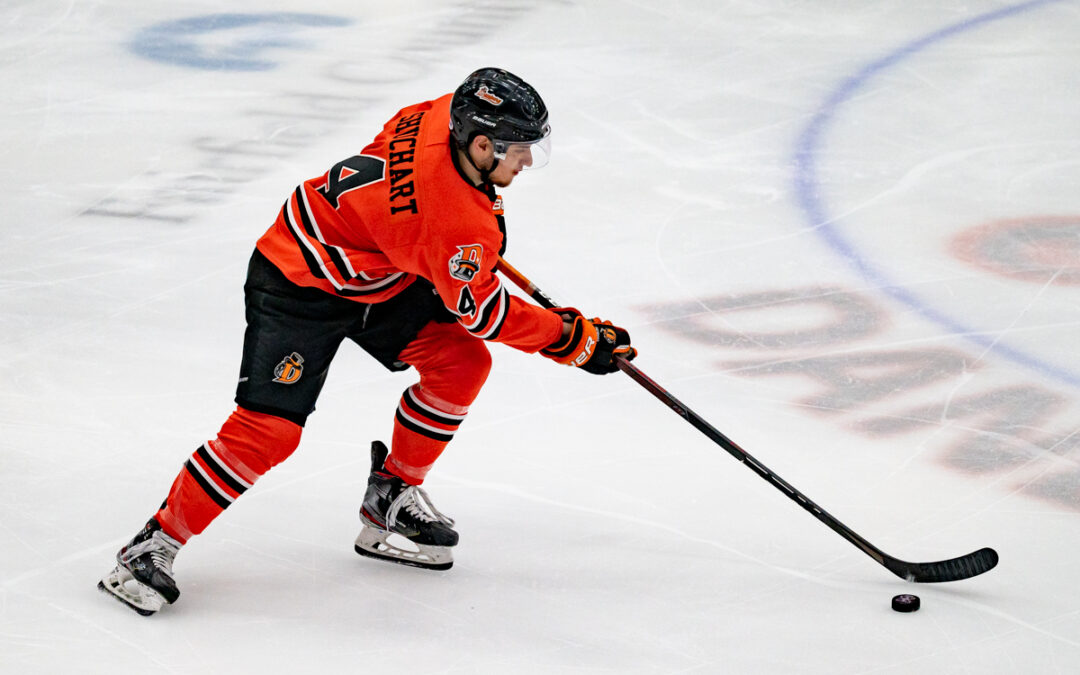 Shuchart beats the clock as Danbury keeps playoff hopes alive with 3-2 win over Maryland