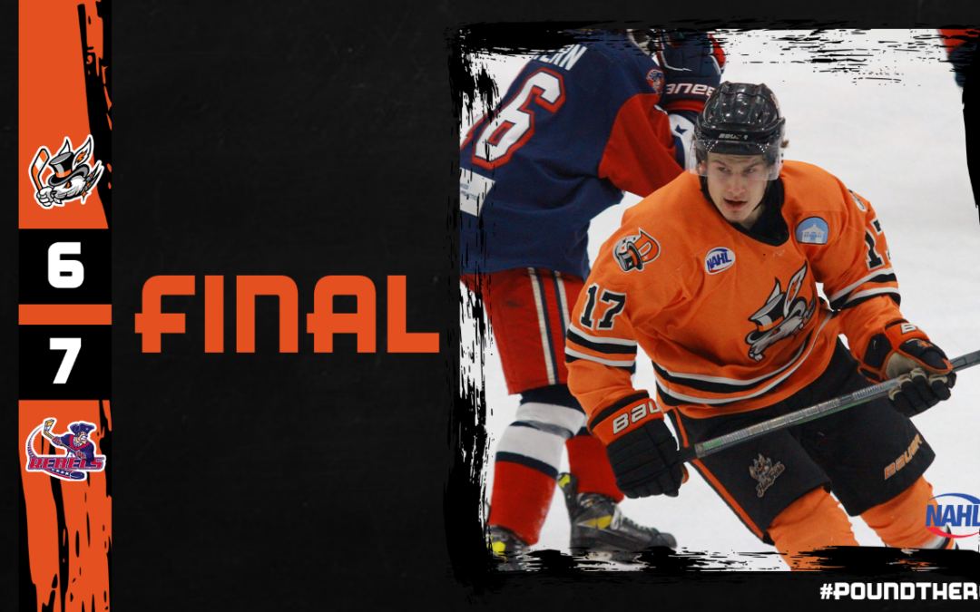 Jr. Hat Tricks Claw Back from Four Down, Fall to Rebels