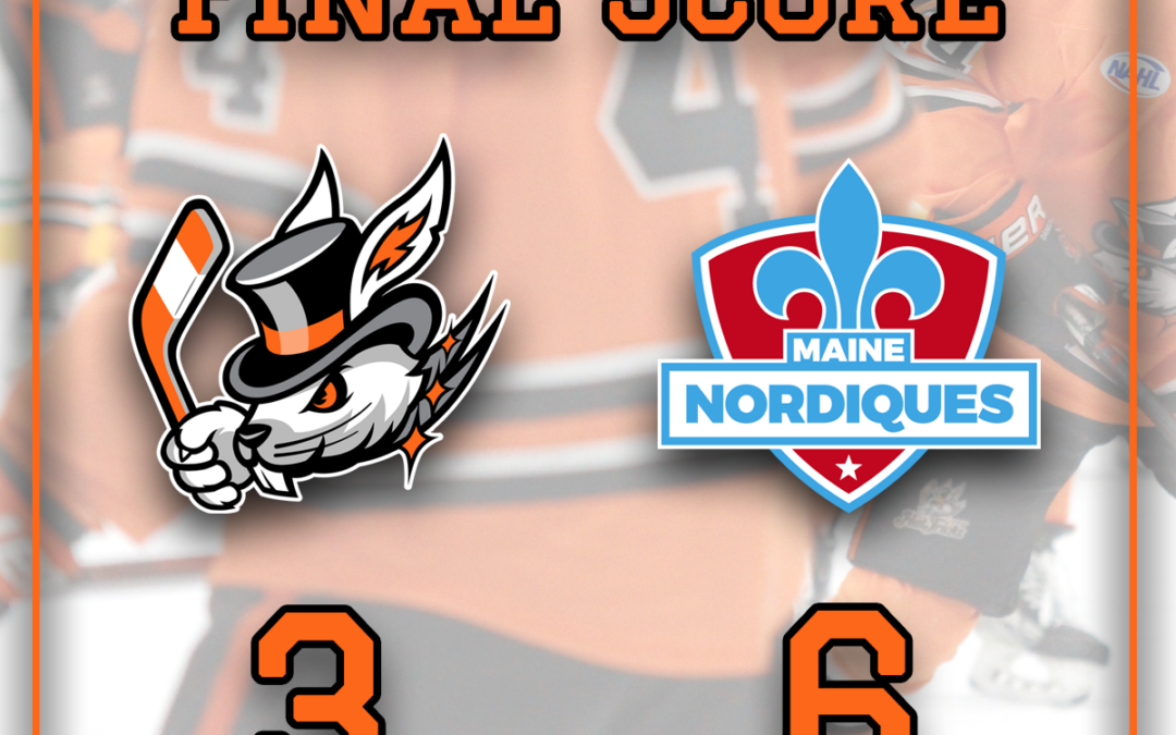 Hat Tricks Drop Saturday Night Duel in Lewiston