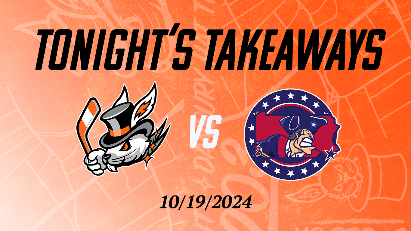 Tonight’s Takeaways 10_19