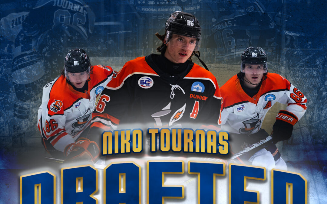 NIKO TOURNAS SELECTED 12TH OVERALL BY SIOUX FALLS STAMPEDE IN USHL ENTRY DRAFT