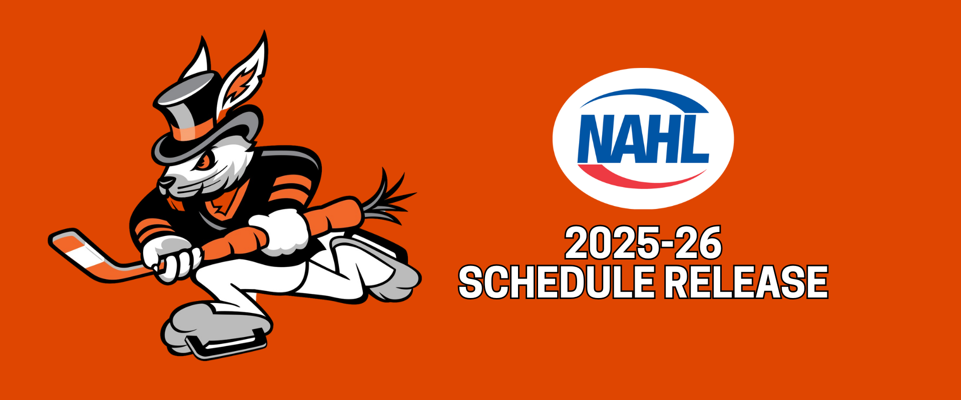 Copy of 2025 Draft Preview Instagram (1920 x 800 px) NAHL & Hat Tricks Release 2025-26 Schedule