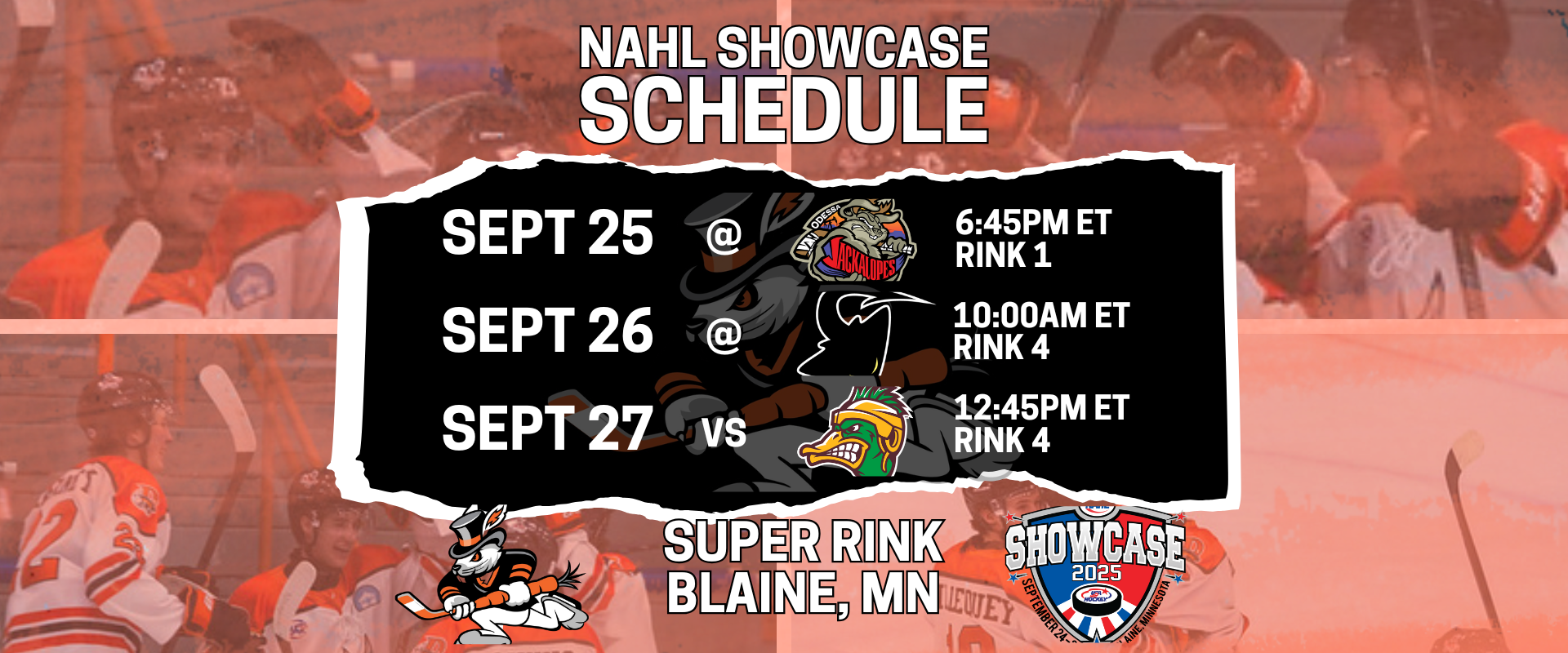 NAHL & Hat Tricks announce 22nd Annual Showcase Schedule