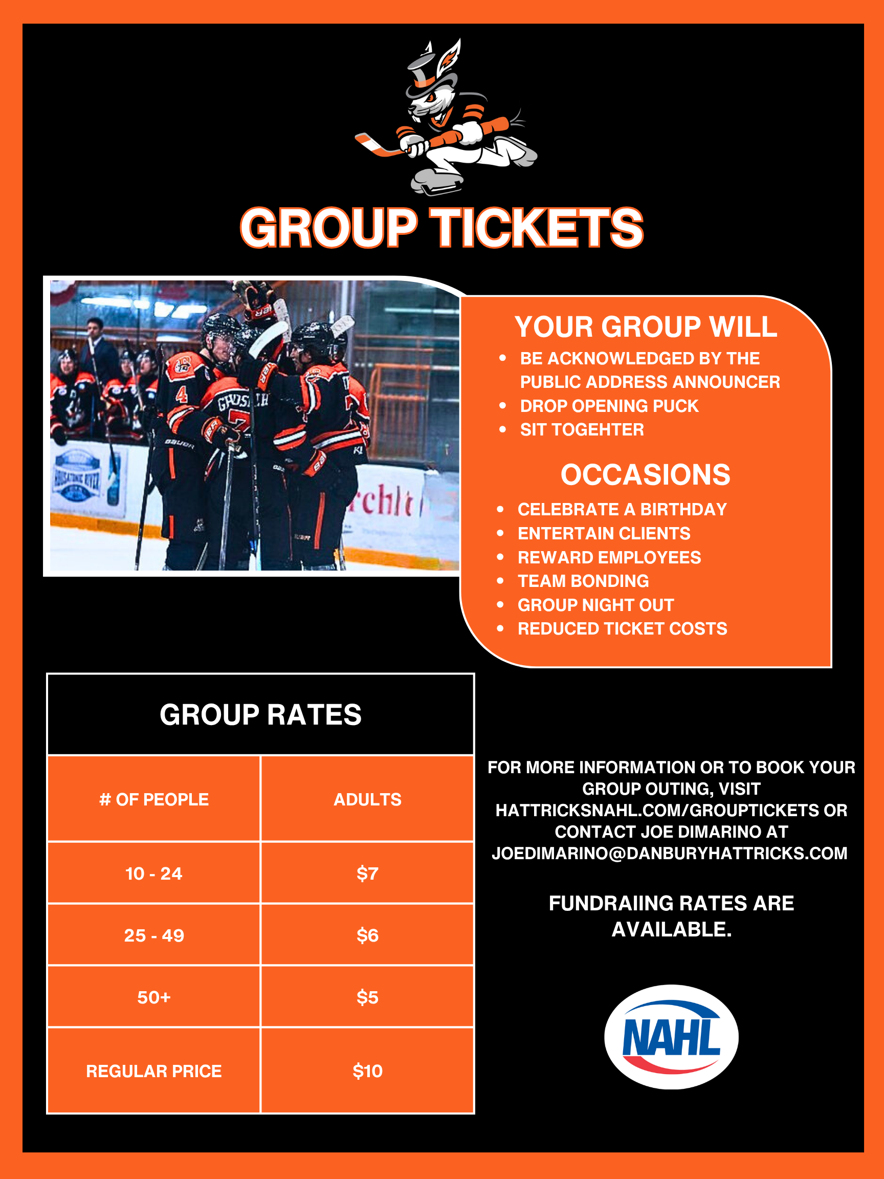 Hat Tricks Group Sales Tickets