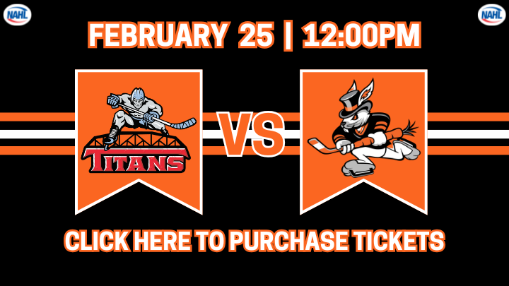 Hat Tricks vs. New Jersey Titans, February 25, 2026