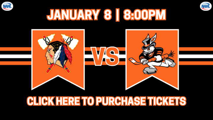 Hat Tricks vs. Johnstown Tomahawks, January 8, 2026