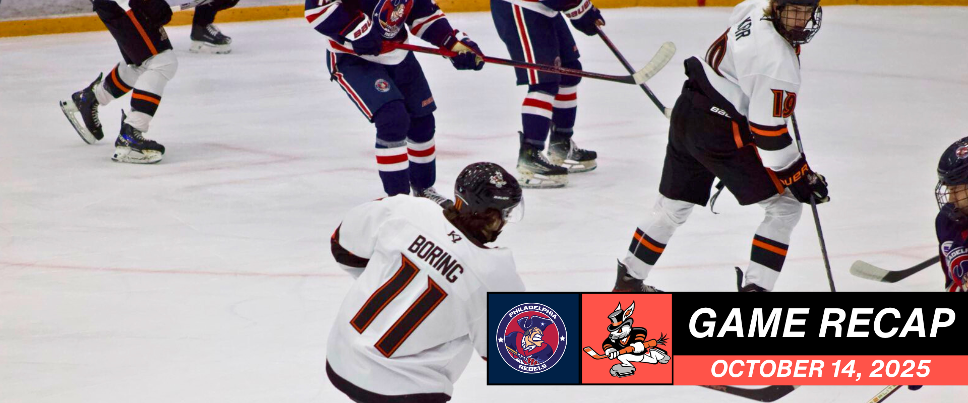OCTOBER 14 Recap Article Comeback Complete: Hat Tricks Rally Past Rebels 3–2