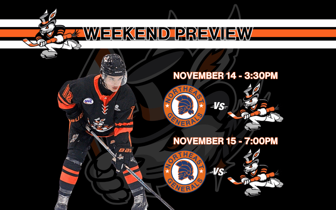 Weekend Preview: Hat Tricks Host Generals for Military Appreciation Weekend — Nov. 14 & 15