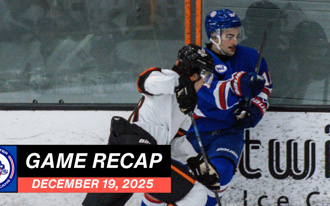 Jr. Americans Strike Early, Shut Out Hat Tricks in Series Opener