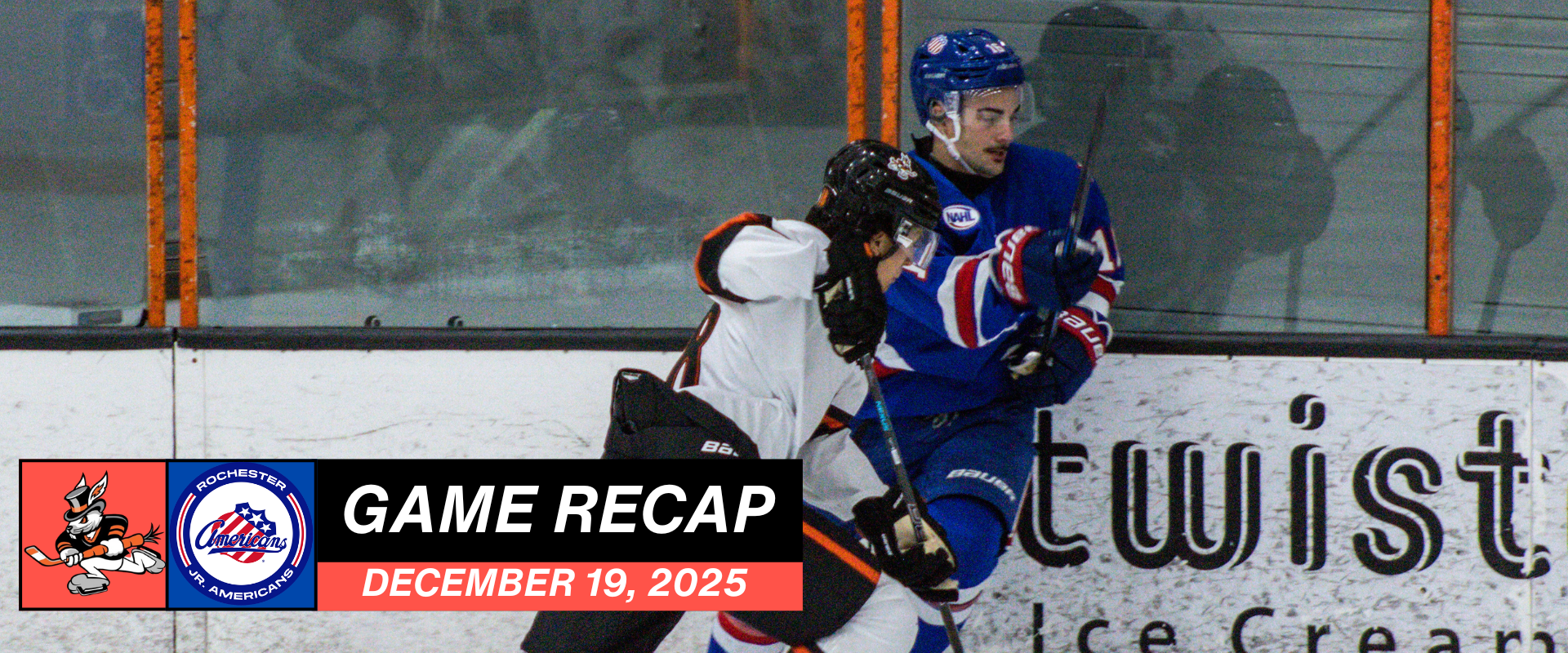 DECEMBER 19 GR Article Jr. Americans Strike Early, Shut Out Hat Tricks in Series Opener