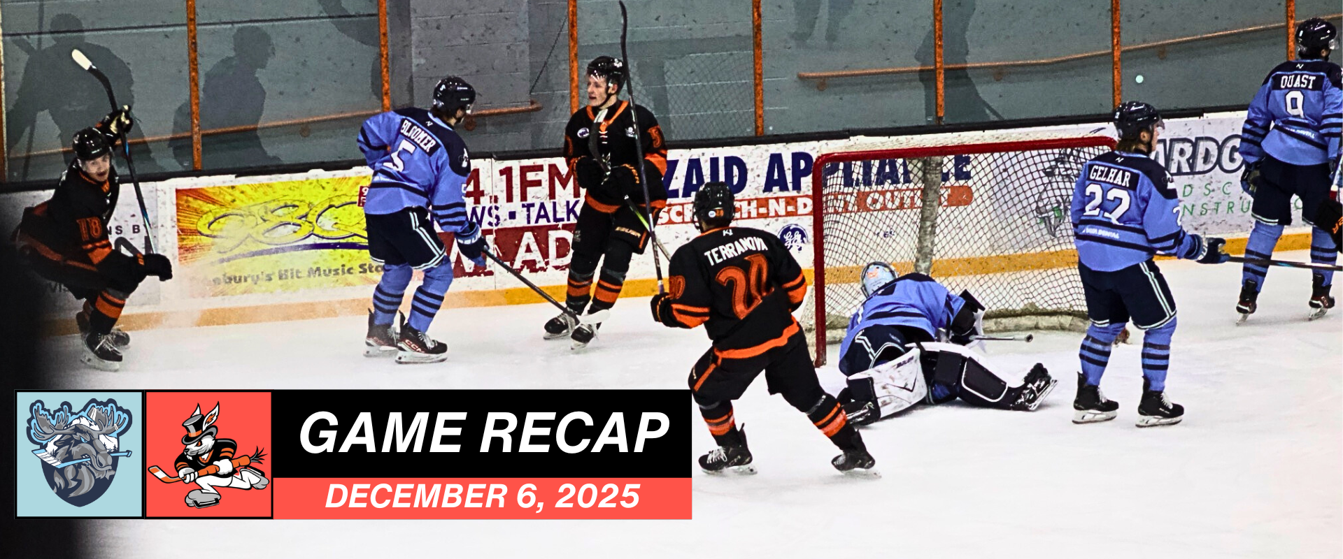 DECEMBER 6 Recap Article Terranova’s First Hat Trick, Dukaric’s Shutout Power Hat Tricks to 8–0 Win and Weekend Sweep