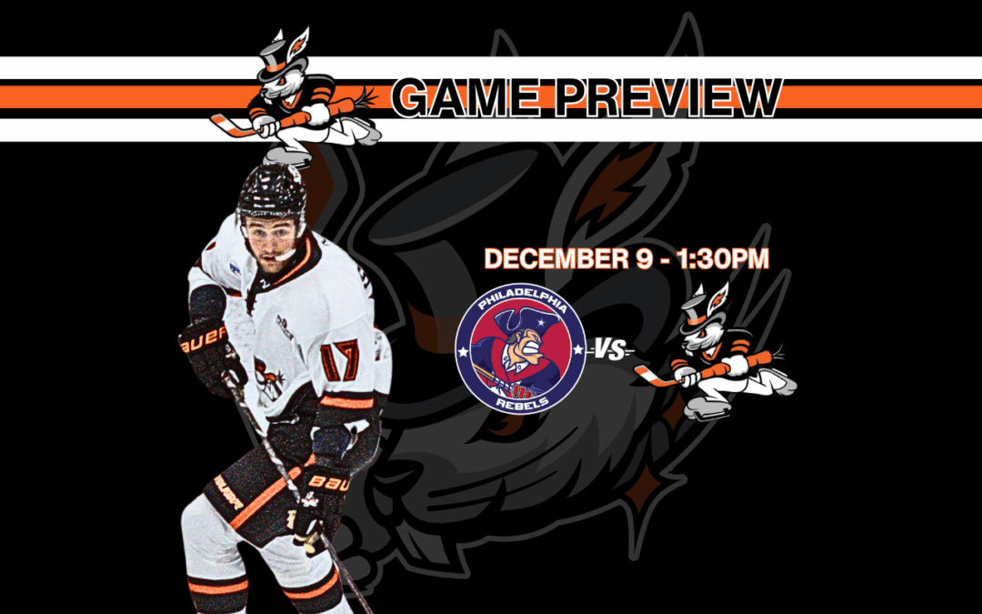 Game Preview: Hat Tricks Host Rebels in Tuesday Matinee