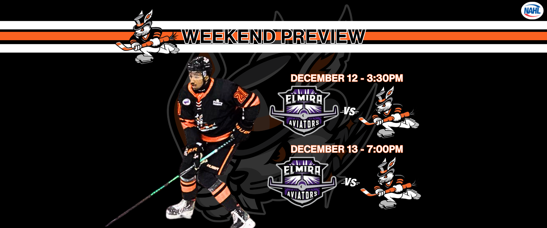 Weekend Preview: Hat Tricks Host Aviators for Final Home Series of 2025