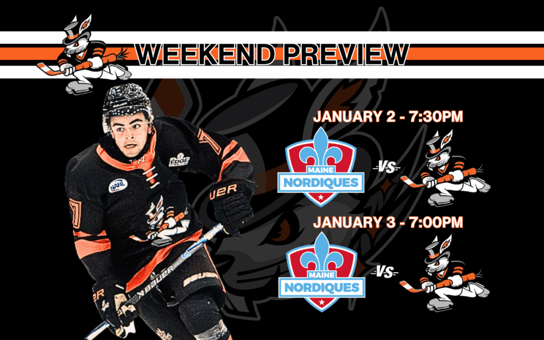 Weekend Preview: Jan. 2 & 3 — Hat Tricks Ring in 2026 at Home Against Maine
