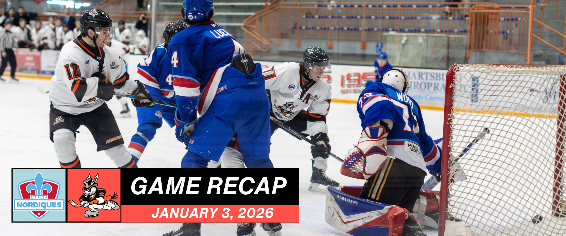 January 3 Recap Article Freel’s Two-Goal Night, Dukaric’s 48 Saves Lift Hat Tricks Past Nordiques