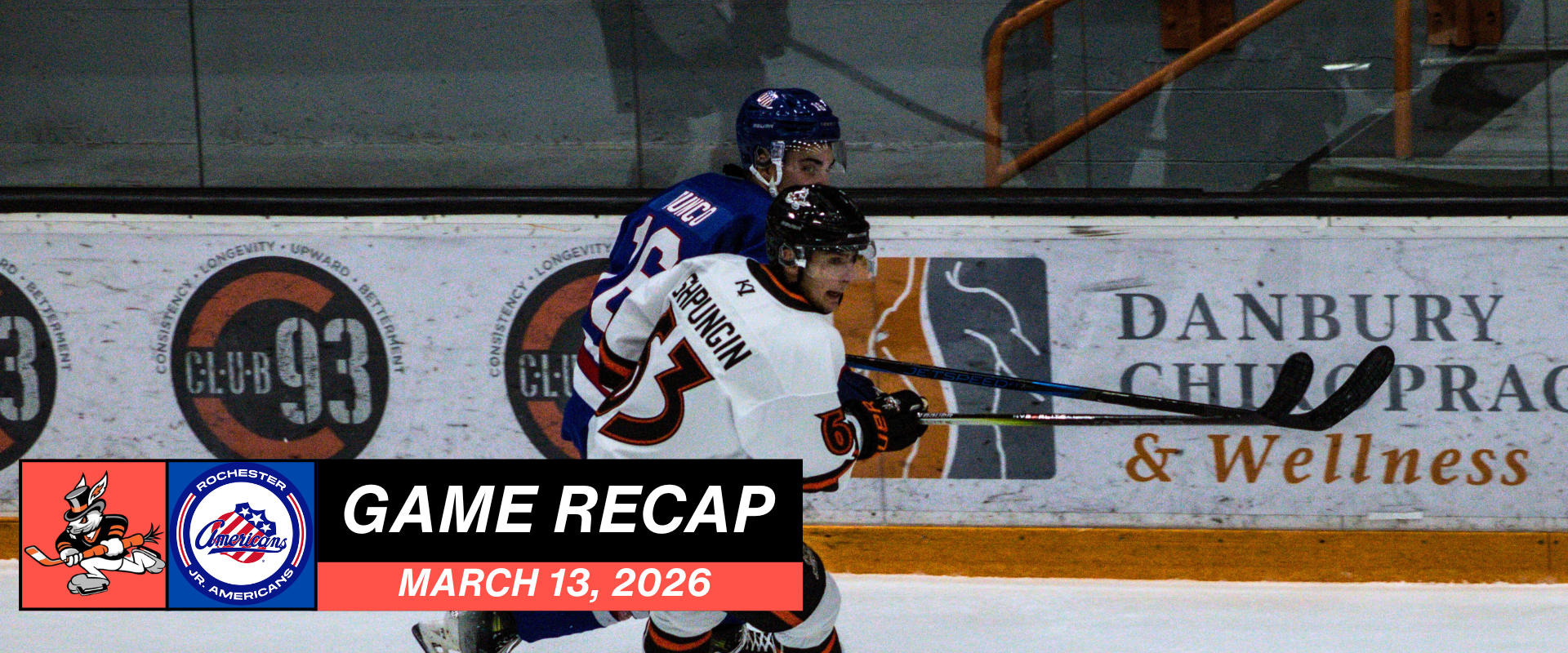 Jr. Americans Pull Away from Hat Tricks with Big Second Period in 7–1 Decision