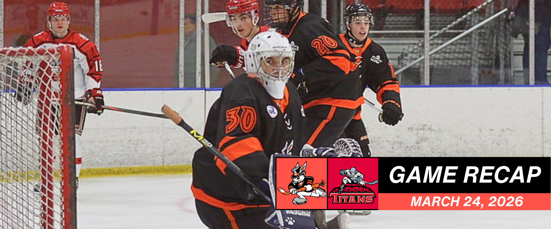 March 24 GR Article Hat Tricks Roll Past Titans 4–1, Strengthen Playoff Position