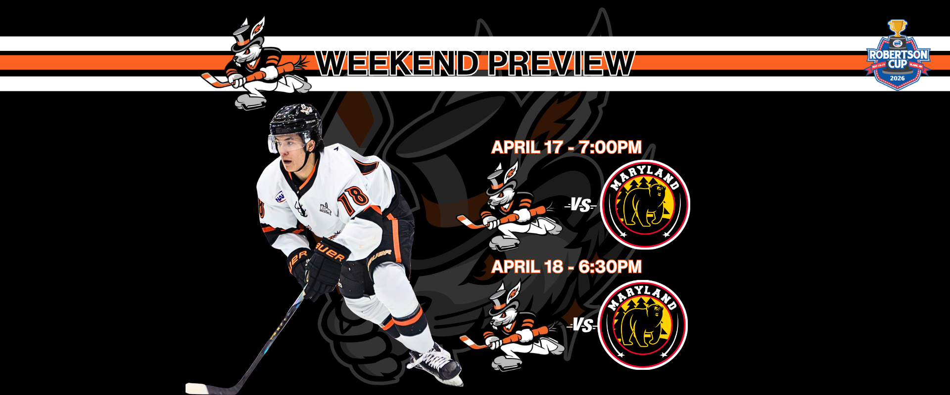 Hat Tricks Clash with President’s Cup Champion Black Bears in East Division Semifinals